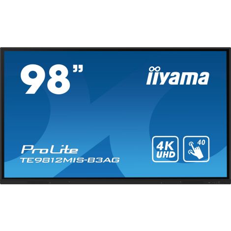 98" iiyama TE9812MIS-B3AG: IPS, 4K, 40P, USB-C TE9812MIS-B3AG