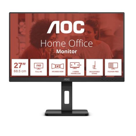 AOC/27E3QAF/27"/IPS/FHD/75Hz/4ms/fekete/3R 27E3QAF