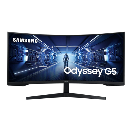 Samsung Odyssey/G55T/34"/VA/3440x1440/165Hz/1ms/fekete/2R LC34G55TWWPXEN