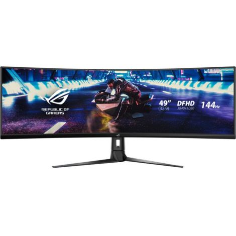 ASUS ROG/Strix XG49VQ/49"/VA/3840x1080/144Hz/4ms/fekete/3R 90LM04H0-B01170