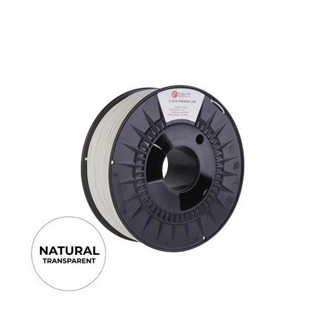 Nyomdafüzér (filament) C-TECH PREMIUM LINE, ABS, natúr, 1,75 mm, 1 kg 3DF-P-ABS1.75-NAT