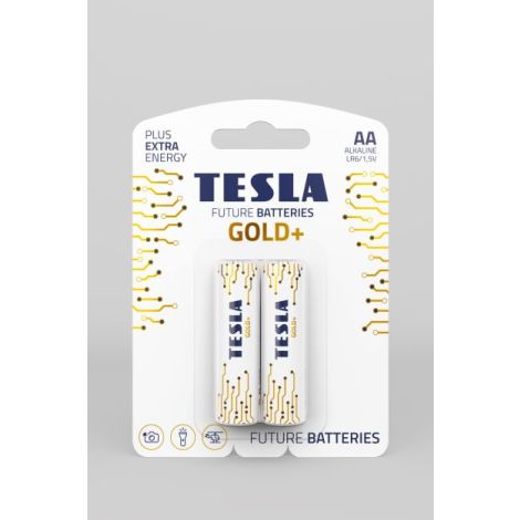 TESLA - elem AA GOLD+, 2 db, LR06 12060220