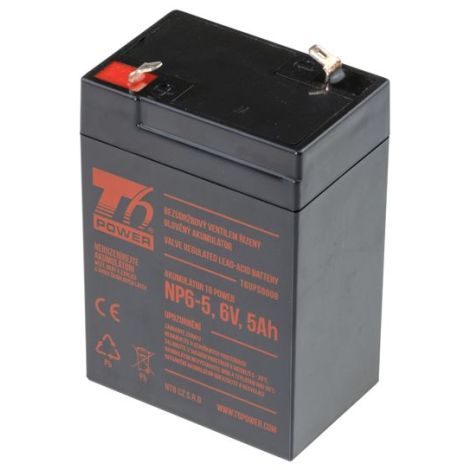 Akkumulátor T6 Power NP6-5, 6V, 5Ah T6UPS0009