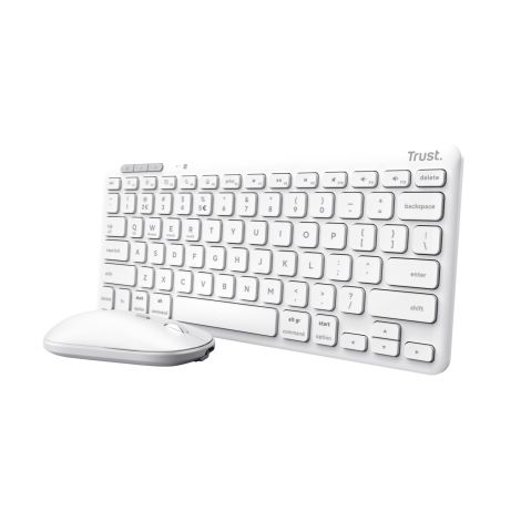 TRUST LYRA WL KEYBOARD & MOUSE US (egér+gomb) fehér 25073