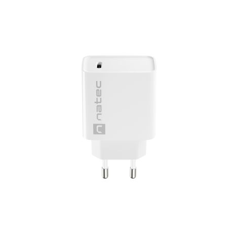 Univerzális töltő Natec RIBERA 20W 1X USB-C, fehér NUC-2059