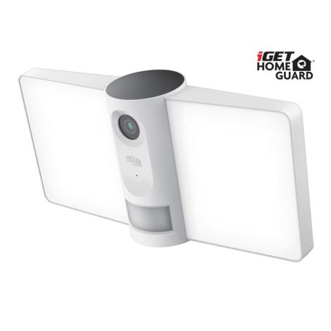 iGET HGFLC890 - WiFi kültéri IP FullHD 1080p kamera LED fénnyel és hanggal, IP66, 230V, sziréna 75020551