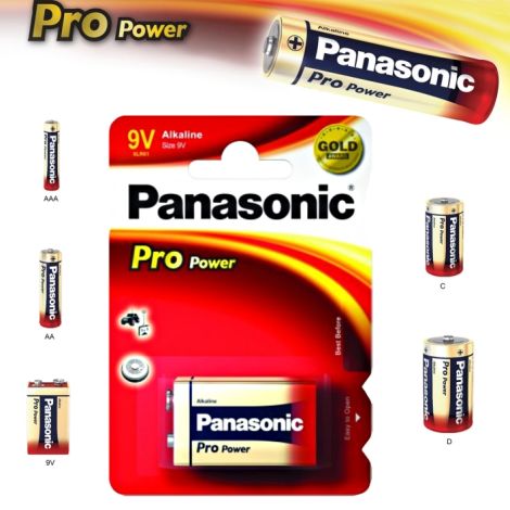 Alkáli elem 9V Panasonic Pro Power 6LR61 09894