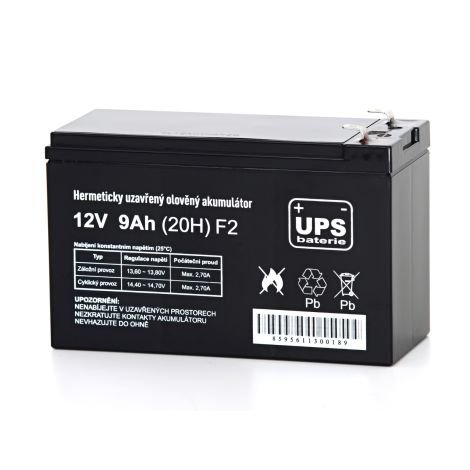 UPS akkumulátor 12V 9Ah F2 14553