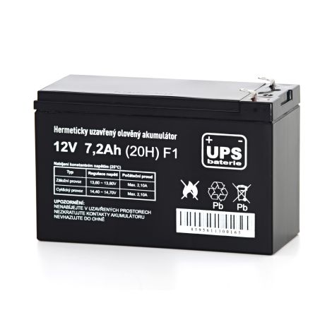 UPS akkumulátor 12V 7.2Ah F1 14552