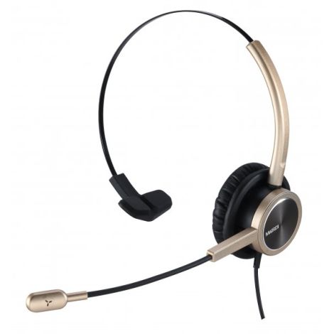 WELL Mairdi MRD-809G, egyfülű headset, arany 10001420