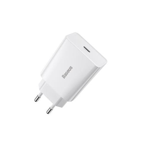 Baseus CCFS-SN02 sebességű mini töltő USB-C 20W fehér 6953156201705