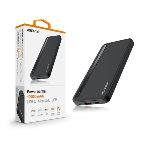 ALIGATOR PBAL1050 10.000mAh 20W fekete PBAL1050BK