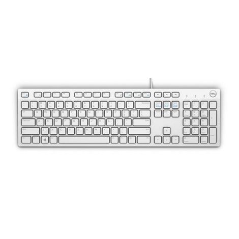 Dell KB216/Vezetékes USB/US-elrendezés/Fehér 580-ADGM