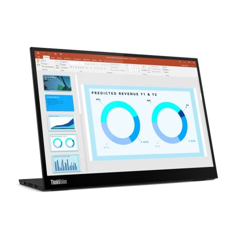 Lenovo ThinkVision/M14d/14"/IPS/2240x1400/60Hz/8ms/Black/3R 63AAUAR6WL