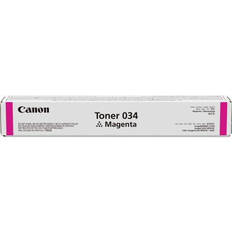 Toner Canon 034, bíborvörös (magenta), eredeti