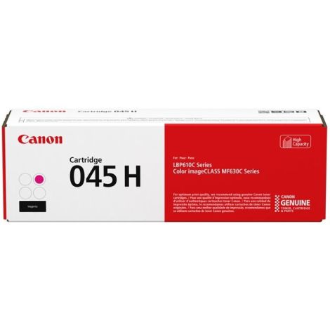 Toner Canon 045H M, CRG-045H M, bíborvörös (magenta), eredeti