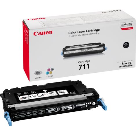 Toner Canon 711, CRG-711, fekete (black), eredeti