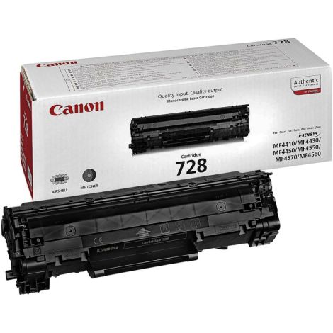 Toner Canon 728, CRG-728, fekete (black), eredeti