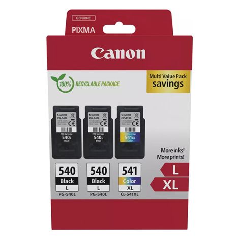 Canon 2 x PG-540L + CL-541XL, 5224B017 tintapatron, többszínű, eredeti