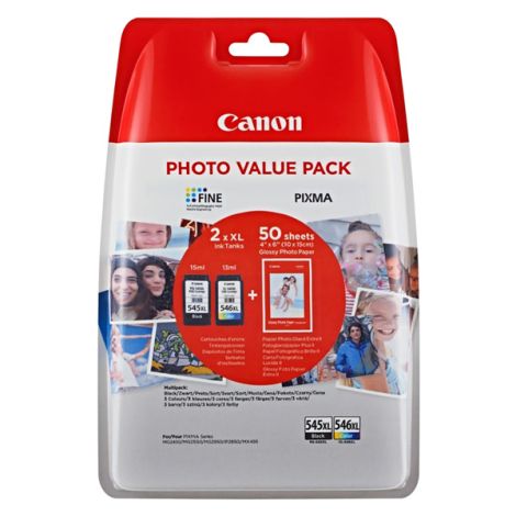 Canon PG-545XL + CL-546XL + GP-501, 8286B011 tintapatron, többszínű, eredeti