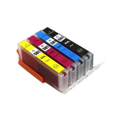 Canon CLI-581 XXL CMYK, 4-pack tintapatron, többszínű, alternatív