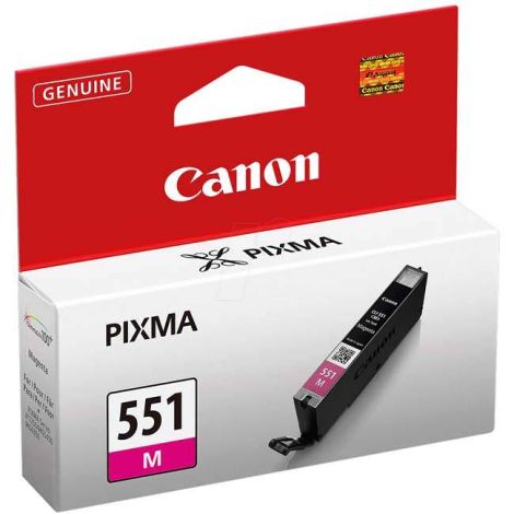 Canon CLI-551M, 6510B001 tintapatron, bíborvörös (magenta), eredeti