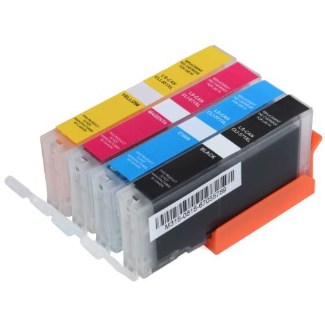 Canon CLI-571 XL CMYK, 4-pack tintapatron, többszínű, alternatív