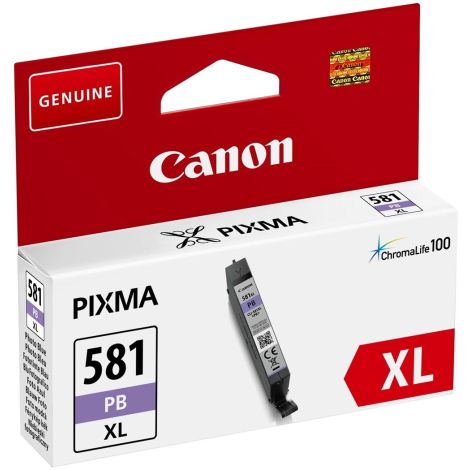 Canon CLI-581PB XL, 2053C001 tintapatron, fotó kék (blue), eredeti