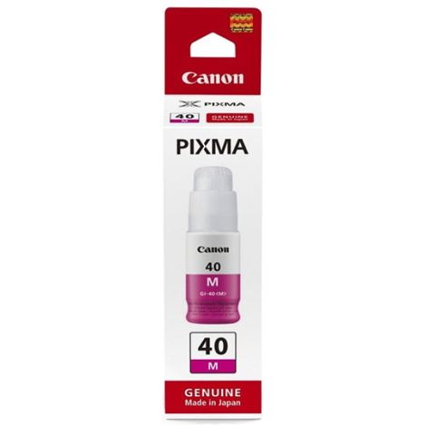 Canon GI-40 M, 3401C001 tintapatron, bíborvörös (magenta), eredeti