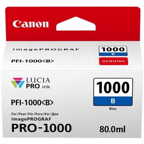 Canon PFI-1000B tintapatron, kék (blue), eredeti