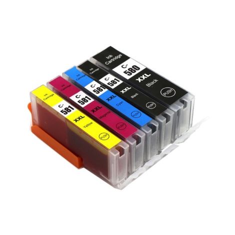 Canon CLI-581 XXL CMYK, PGI-580 XXL, 5-pack tintapatron, többszínű, alternatív