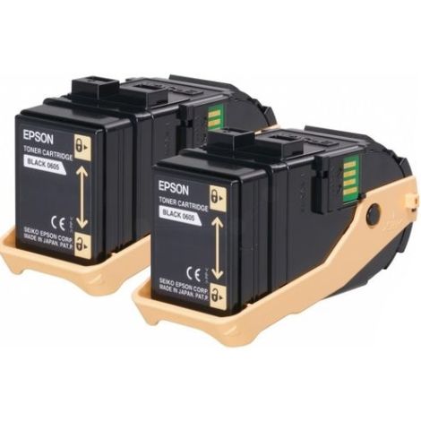 Toner Epson C13S050609 (C9300), kettős csomagolás, fekete (black), eredeti