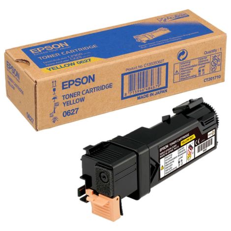 Toner Epson C13S050627 (C2900), sárga (yellow), eredeti