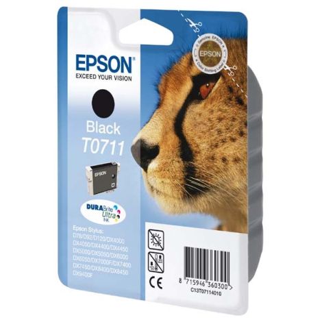 Epson T0711, C13T07114012 tintapatron, fekete (black), eredeti