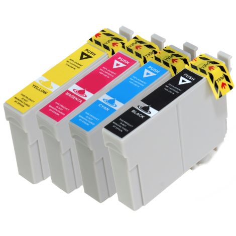 Epson T0715, C13T07154012, CMYK, 4-pack tintapatron, többszínű, alternatív