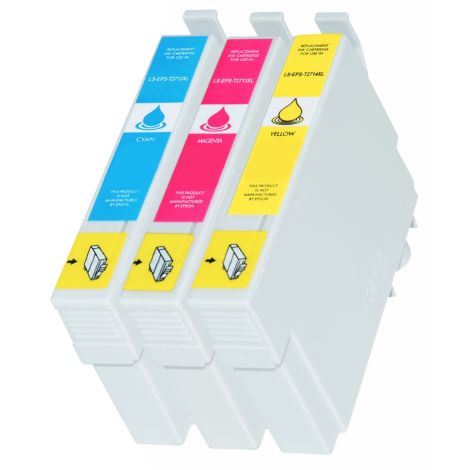 Epson T2715 (27XL), C13T27154012, CMY, 3-pack tintapatron, többszínű, alternatív