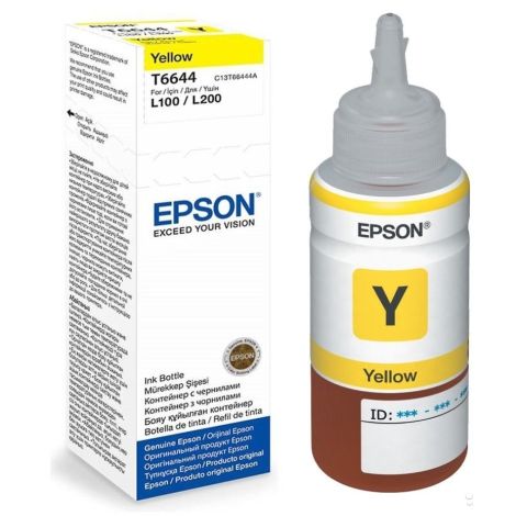 Epson T6644 tintapatron, sárga (yellow), eredeti