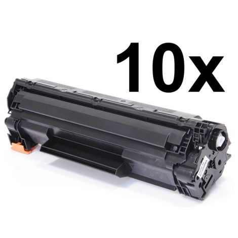 Toner 10 x HP CE285A (85A), tízes csomagolás, fekete (black), alternatív