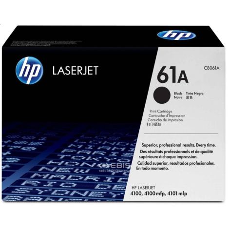 Toner HP C8061A (61A), fekete (black), eredeti