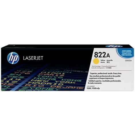 Toner HP C8552A (822A), sárga (yellow), eredeti