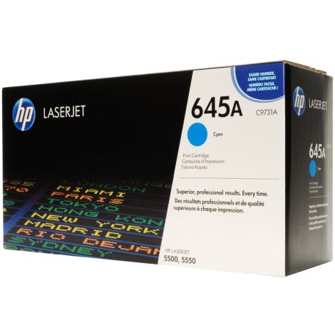 Toner HP C9731A (645A), azúr (cyan), eredeti