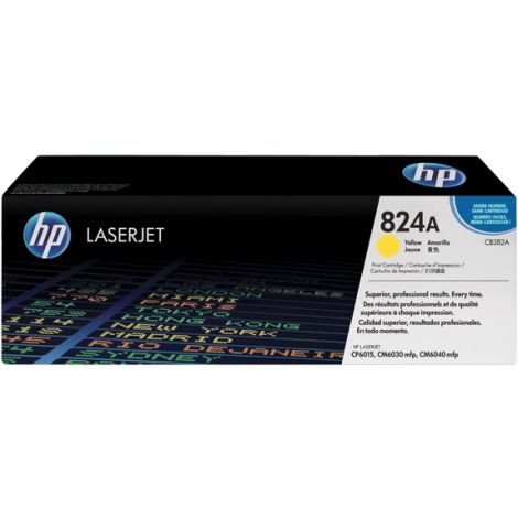 Toner HP CB382A (824A), sárga (yellow), eredeti