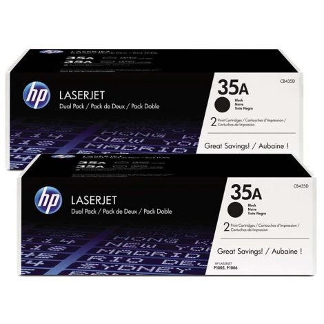 Toner HP CB435AD (35A), kettős csomagolás, fekete (black), eredeti