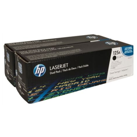 Toner HP CB540AD (125A), kettős csomagolás, fekete (black), eredeti