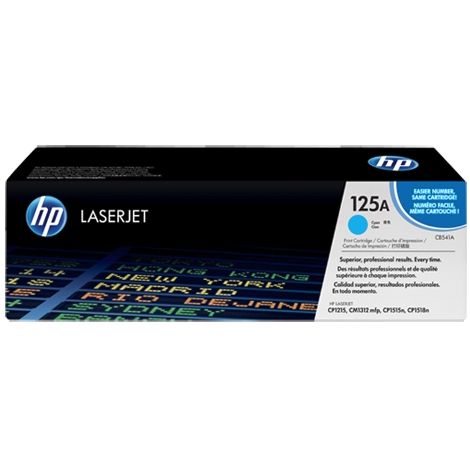 Toner HP CB541A (125A), azúr (cyan), eredeti