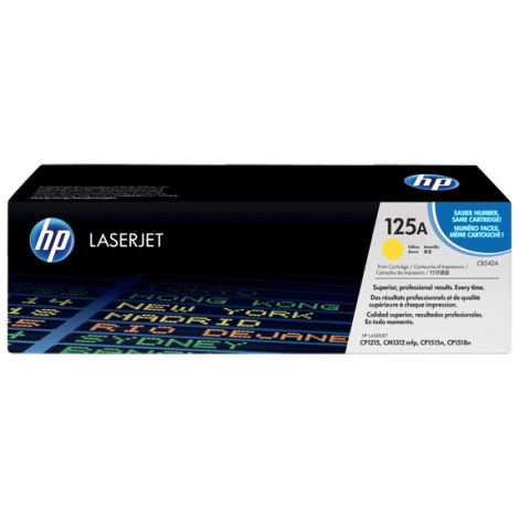 Toner HP CB542A (125A), sárga (yellow), eredeti