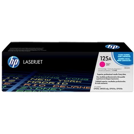 Toner HP CB543A (125A), bíborvörös (magenta), eredeti