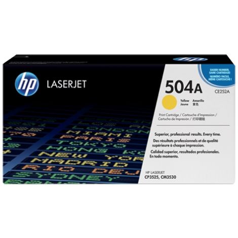 Toner HP CE252A (504A), sárga (yellow), eredeti