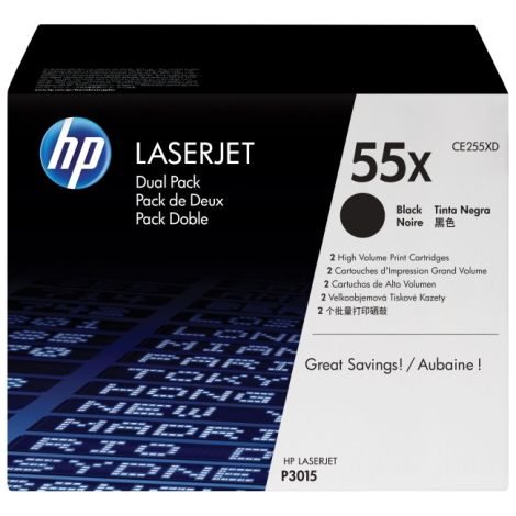 Toner HP CE255X (55X), fekete (black), eredeti