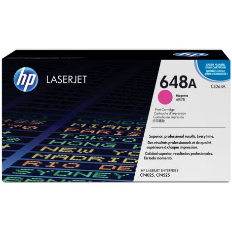 Toner HP CE263A (648A), bíborvörös (magenta), eredeti